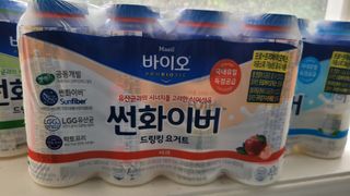 LIVE 매일바이오 썬화이버 드링킹 요거트 — 5점을 준 리뷰어가 2022년 8월 올린 사용 사진