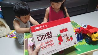 [몸엔용] 우리 아이 건강간식, 달콤한 녹용곤약젤리 디어팡 4종 — 4.5점을 준 리뷰어가 2021년 8월 올린 사용 사진