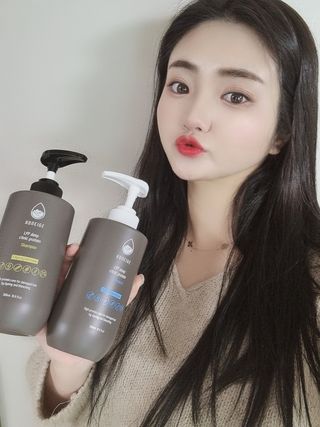 로네쥬 로네쥬 LPP 딥 클리닉 단백질 샴푸/트리트먼트 — 5점을 준 리뷰어가 2022년 3월 올린 사용 사진