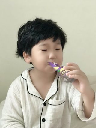 탐라원 건강 어린이 주스, 생생한 주스 3종 - 유기 감귤 주스, 당근과 사과 주스, 감귤 주스 — 5점을 준 리뷰어가 2021년 10월 올린 사용 사진