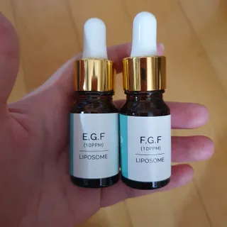 랑팡 EGF+FGF 10ppm 리포좀 앰플 원액 10ml — 5점을 준 리뷰어가 2021년 10월 올린 사용 사진