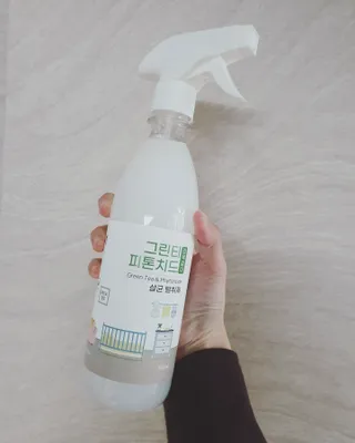 [엠메이데이] 그린티 피톤치드 감쪽같이 500ml + 손소독액 50ml — 5점을 준 리뷰어가 2022년 3월 올린 사용 사진
