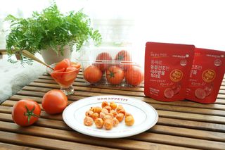 레드닥터 완숙토마토 + 통째로 동결건조한 대추방울토마토 — 5점을 준 리뷰어가 2022년 11월 올린 사용 사진