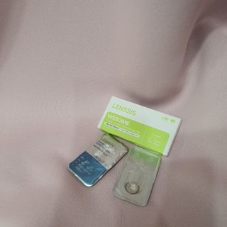 렌시스 LENSSIS [ 렌시스 ] 브라운 써클링의 영롱한 색감 ＃위썸초코 1개월용 ｜ 2직경 중 택1 ｜ — 5점을 준 리뷰어가 2021년 5월 올린 사용 사진