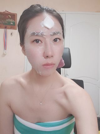 cellpod 셀팟 미세전류 마스크팩 프로그램 MC±WELL 5회분 — 4점을 준 리뷰어가 2022년 3월 올린 사용 사진