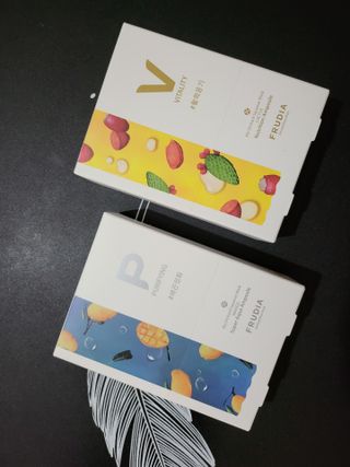 [후르디아] 골라쓰는 비건마스크팩 2종 -백년초 / 망고 — 5점을 준 리뷰어가 2021년 9월 올린 사용 사진