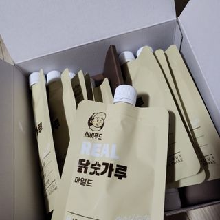 서비푸드 리얼 닭숫가루 마일드 1SET 10개입 — 2점을 준 리뷰어가 2022년 1월 올린 사용 사진