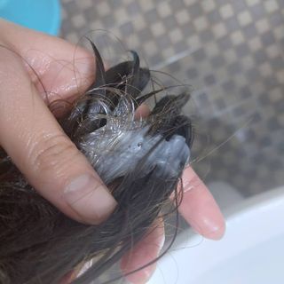더마힐 헤어 컨디셔닝 샴푸 릴렉스 500ml — 5점을 준 리뷰어가 2021년 3월 올린 사용 사진