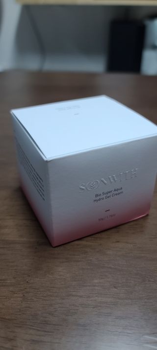 SOONWITH 바이오 수퍼 아쿠아 하이드로 젤 크림 — 5점을 준 리뷰어가 2021년 3월 올린 사용 사진