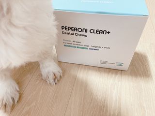 페페로니 클린플러스 덴탈치킨껌 10g x 14p — 3점을 준 리뷰어가 2021년 7월 올린 사용 사진