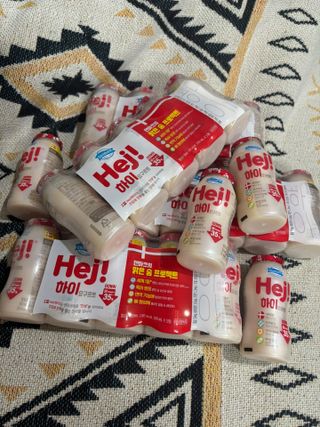 덴마크 *[구매평]하이(Hej!) 브랜드 패키지(요구르트, 그릭요거트) — 5점을 준 리뷰어가 2025년 8월 올린 사용 사진