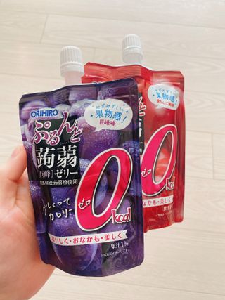 ORIHIRO 오리히로 곤약젤리 제로칼로리 130g 4종 4팩(맛별로 1팩씩) — 5점을 준 리뷰어가 2023년 2월 올린 사용 사진