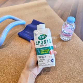 셀렉스스포츠 셀렉스 스포츠 웨이 프로틴 복숭아_ 330ml x 12팩 — 5점을 준 리뷰어가 2021년 3월 올린 사용 사진