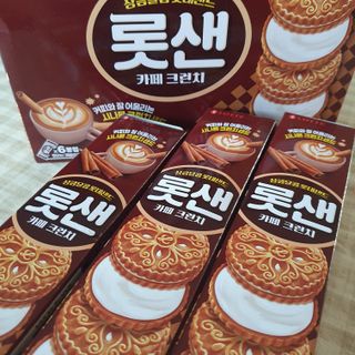 롯데제과 롯샌 카페크런치 — 4.5점을 준 리뷰어가 2021년 10월 올린 사용 사진