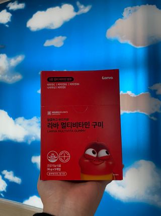 [푸름웰니스] 라바 멀티비타민 구미 36g — 5점을 준 리뷰어가 2022년 2월 올린 사용 사진