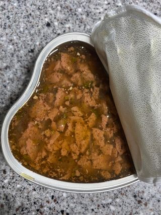 비타크래프트 조에시 하트캔 85g 강아지 습식캔 10캔 — 5점을 준 리뷰어가 2021년 7월 올린 사용 사진
