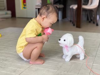 유비맘 트라이탄 코니빨대컵_컬러 랜덤 발송 — 5점을 준 리뷰어가 2021년 3월 올린 사용 사진