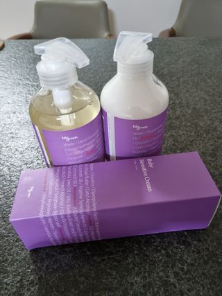 빅그린 베이비라인 3종세트 - 샴푸앤바디워시500ml,올인원로션500ml,바디크림170ml — 5점을 준 리뷰어가 2022년 11월 올린 사용 사진