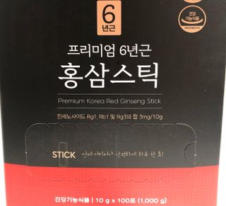 [푸름웰니스] 프리미엄 6년근 홍삼스틱 3mg x 100포 — 5점을 준 리뷰어가 2022년 3월 올린 사용 사진
