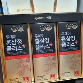 서울약사신협_투데이홍삼정플러스스틱_10g x 30포 — 5점을 준 리뷰어가 2021년 5월 올린 사용 사진