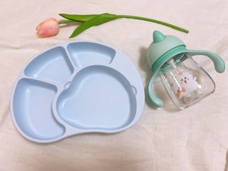 유비맘 트라이탄 코니빨대컵_컬러 랜덤 발송 — 5점을 준 리뷰어가 2021년 3월 올린 사용 사진