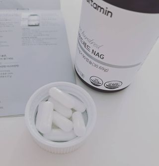메디타민 원헌드레드 NAG — 5점을 준 리뷰어가 2021년 8월 올린 사용 사진