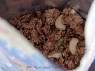 밸런스 다이어트랩 밸다랩 이씨리얼 수제 발아통밀 그래놀라 450g — 4.5점을 준 리뷰어가 2023년 4월 올린 사용 사진