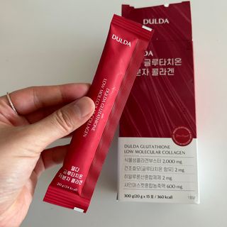 [덜다] 글루타치온 저분자 콜라겐 (20g x 15포) — 5점을 준 리뷰어가 2023년 10월 올린 사용 사진