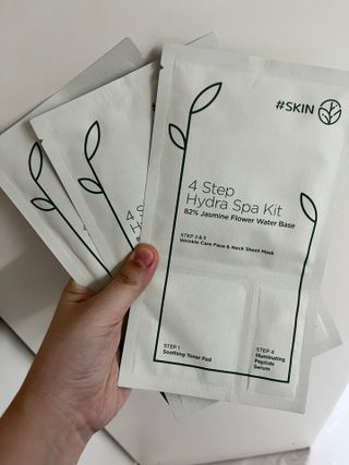 태그스킨 4스텝 주름개선 피부미백 영양 마스크팩 3개 세트(최신버전) — 5점을 준 리뷰어가 2022년 7월 올린 사용 사진