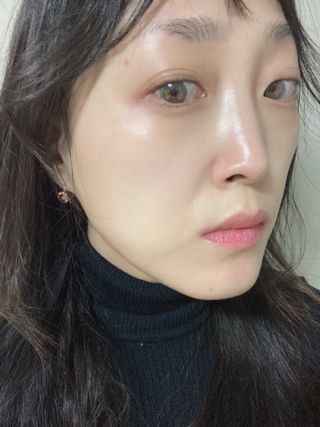 [메디팜] 대용량 바이옴 미백 비타민 앰플 — 4점을 준 리뷰어가 2022년 2월 올린 사용 사진