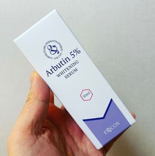 이엔코스 알부틴5프로화이트닝세럼 — 5점을 준 리뷰어가 2021년 2월 올린 사용 사진