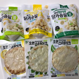 굽네몰 [굽네] 탱글탱글 닭가슴살볼 3종, 닭가슴살 오븐 스테이크 3종 — 5점을 준 리뷰어가 2021년 5월 올린 사용 사진