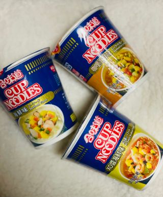 NISSIN 닛신 컵누들  4종 - 씨푸드오리지날, 씨푸드 스파이시, 씨푸드 커리, 씨푸드 XO소스 — 5점을 준 리뷰어가 2021년 12월 올린 사용 사진