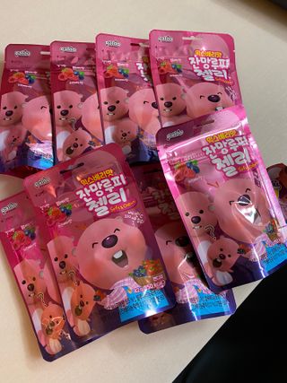 [팔도] 잔망루피젤리 믹스베리맛 42g 8개 — 3.5점을 준 리뷰어가 2022년 1월 올린 사용 사진