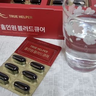 트루헬퍼 홀인원 블러드큐어 혈행+혈압+콜레스테롤 한번에 1박스 1개월 — 5점을 준 리뷰어가 2023년 2월 올린 사용 사진