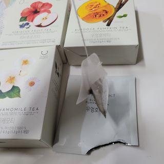 딜라이트 프로젝트 블렌딩티 우엉호박티, 히비후르츠티, 쟈스민캐모티 — 5점을 준 리뷰어가 2021년 7월 올린 사용 사진