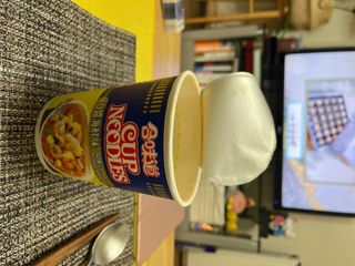NISSIN 닛신 컵누들  4종 - 씨푸드오리지날, 씨푸드 스파이시, 씨푸드 커리, 씨푸드 XO소스 — 4.5점을 준 리뷰어가 2023년 1월 올린 사용 사진