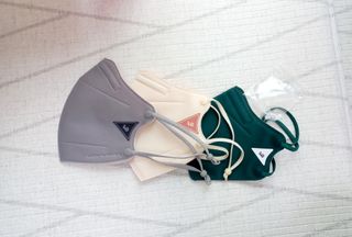 아이엘이 ILE 친환경 새부리형 방수 마스크 — 5점을 준 리뷰어가 2022년 4월 올린 사용 사진