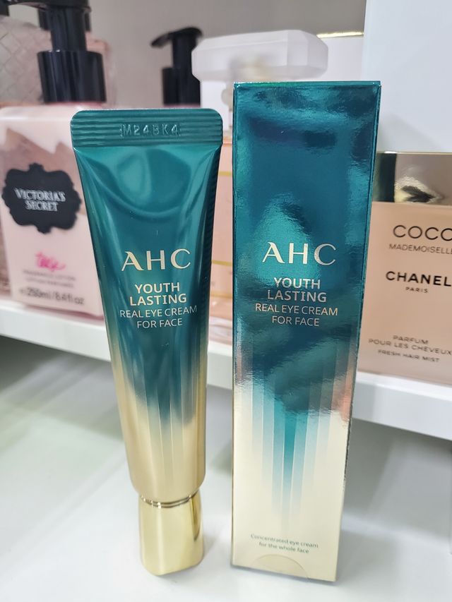 [NEW 탄력유턴 아이크림] AHC 유스 래스팅 리얼 아이크림 포 페이스 리뷰 사진