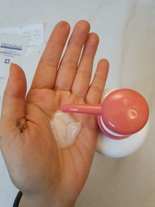 더마힐 헤어 컨디셔닝 샴푸 릴렉스 500ml — 5점을 준 리뷰어가 2021년 3월 올린 사용 사진