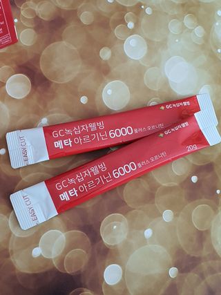 메타아르기닌 GC녹십자웰빙 메타 아르기닌 6000 플러스 오르니틴 — 5점을 준 리뷰어가 2022년 6월 올린 사용 사진