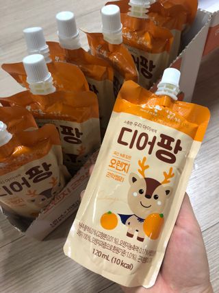 [몸엔용] 우리 아이 건강간식, 달콤한 녹용곤약젤리 디어팡 4종 — 5점을 준 리뷰어가 2021년 8월 올린 사용 사진