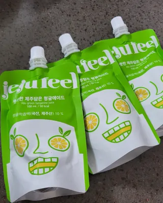 JEJUFEEL 풋풋한 제주담은 청귤에이드 — 5점을 준 리뷰어가 2022년 10월 올린 사용 사진