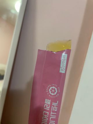 주식회사 얼굴반쪽 [얼굴반쪽 가르시니아 2,800mg] x 14포 1주 젤리 다이어트 보조제 체지방감소 — 5점을 준 리뷰어가 2021년 10월 올린 사용 사진