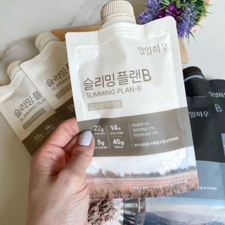 일일하우 슬리밍 플랜B 고소한 귀리맛, 진한 카카오맛 (체중조절식) — 5점을 준 리뷰어가 2023년 7월 올린 사용 사진