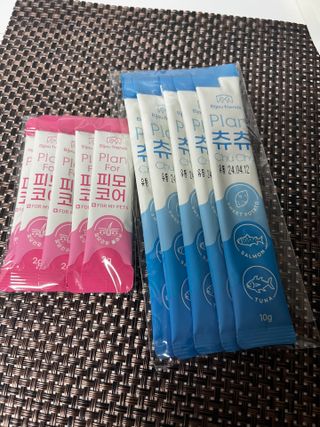 비쥬프렌즈 플랜 츄츄&건강 코어(장/관절/피모 분말) — 5점을 준 리뷰어가 2022년 10월 올린 사용 사진
