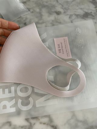 [에이블밤부] 리퓨어 쿠퍼 마스크 10color — 4.5점을 준 리뷰어가 2021년 2월 올린 사용 사진