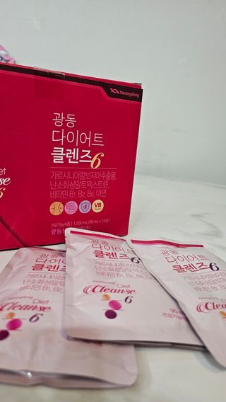 광동생활건강 광동 다이어트 클렌즈6  14입 1박스 (2주구성) — 5점을 준 리뷰어가 2023년 6월 올린 사용 사진