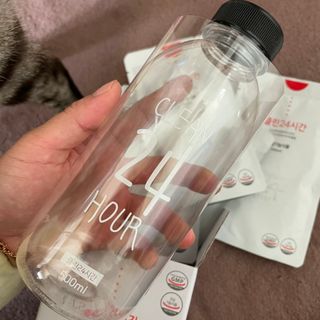 클린24시간 1BOX(5포) + 전용보틀(500ml) — 5점을 준 리뷰어가 2022년 10월 올린 사용 사진