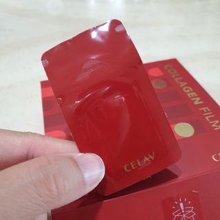 프리마인 귀족의 콜라겐, 92배 흡수율. 럭셔리 프리미엄 셀라브 콜라겐필름 30매 — 5점을 준 리뷰어가 2022년 5월 올린 사용 사진